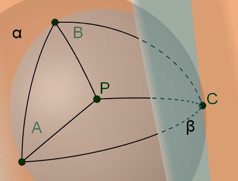 Точка [math]P[/math] вставлена в треугольник